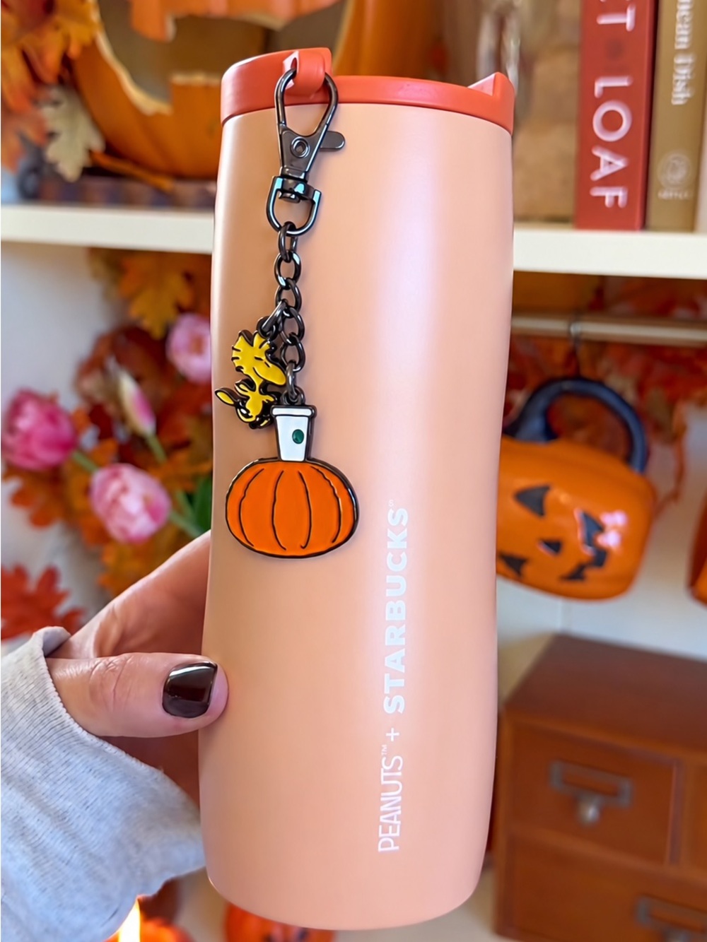 Starbucks Peanuts Orange Travel Tumbler - Pumpkin Charm